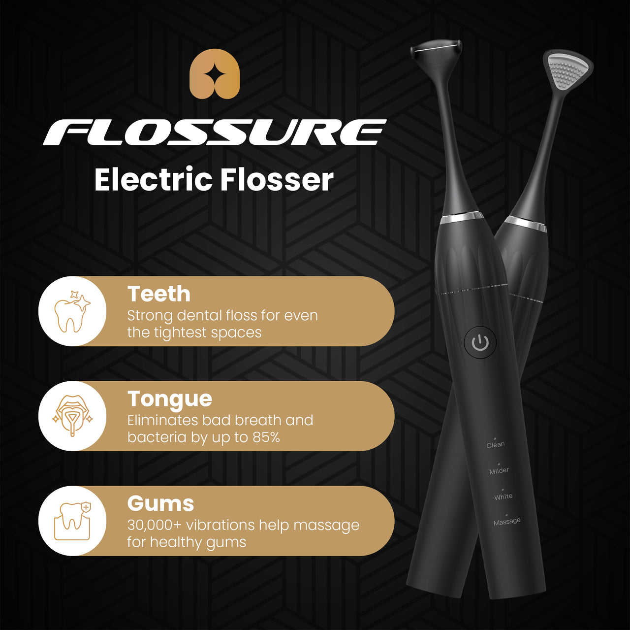 FLOSSURE - Electric Flosser
